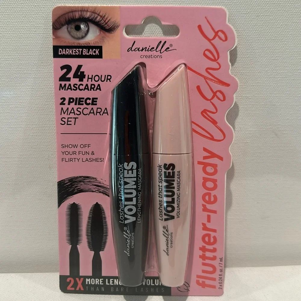 Danielle Creations (2 pk) 24 Hour Flutter-Ready Mascara.